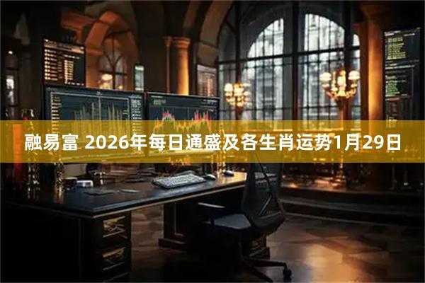 融易富 2026年每日通盛及各生肖运势1月29日